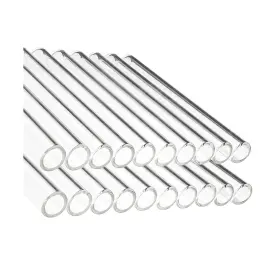 Hzcpeng 736482566757 Clear 20 Pcs Borosilicate Glass Tubing 4 Inch Length 12 Mm Od 9mm Id 1.5mm Thick