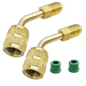 Ar-01 Hzmm R410a Adapter For Mini Split System 5/16 Inch Sae Female Quick Couplers To 1