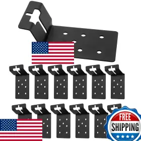 B0cgwq66tl Icokin 12 Pack T-post Bracket 3 Inch T Post Mount For Signs Or Fences