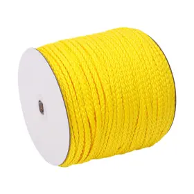 Ihdyppew 748743157413 Polypropylene Rope - 1/4 Inch Yellow Nylon 500 Feet Long Ideal For Ta