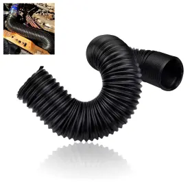 Icyjqssg2001bl-1pc-63mm Ijuicy 1 Pc Car Duct Hoses 2.5 Inch Flexible Retractable Fresh Air A