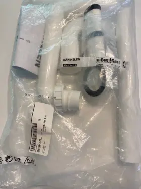 504.224.13 Ikea Rannilen Water Trap Drain Plumbing 1 Bowl New