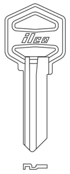 Ez1-kw1 Ilco 036448252473 10 Pack - Key Blank Ez1
