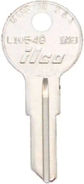 In8-l1054b Ilco 10 Pack - Key Blank For Lockset
