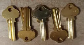 L1-1004 Ilco 15 Pack - Lockwood Lockset Brass Key Blank L1