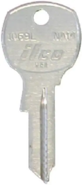 Na14-1069l Ilco 10 Pack - National Cabinet Lock Key Blank