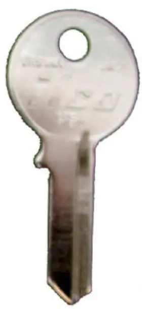 Vr7-vr91ar Ilco 10 Pack - Tru Guard Padlock Key Blank