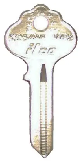 Wr2-x1054wa Ilco 10 Pack - Weiser Lockset Key Blank