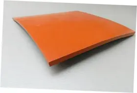 Ccob0a01 Imported 1/4 Inch Silicone Rubber Sheet High Temp Solid Red/orange Commercial Grade 8 X