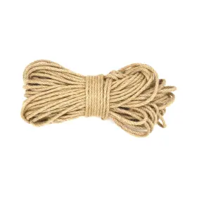 Jr-014-100 Imrope Jute Rope 1/4 Inch 100 Ft 6mm Thick Natural Clothesline Garden Tw .. Fast Ship