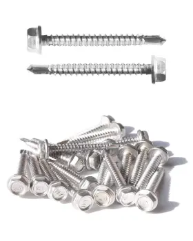 Ims-hwsd-8 Imscrews #8 X 1-1/2 Inch Flanged Hex Washer Head Self Drilling Screws