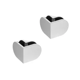 Inline Design 818228026647 Glass Clamp Adapter Stabilizer Round 2 Inches Corner Heavy Duty Stainless Ste