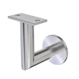 Hbwa.011.w Inline Design Handrail Bracket Stainless Steel 316 Luminous Quasar Satin