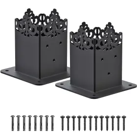 Inpb-002-2 Insaga 4x4 Post Base Inner Size 3.6ftftx3.6ftft Wood Fence Anchor Heavy Duty Brackets