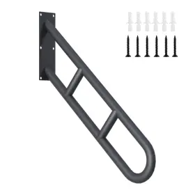 2841-1p-u Ironlux Handrail For Outdoor Steps 26 Inch Wall Mounted Stair Handrails Garage Railing