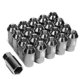 Ln-t7-008-15-sl J2 Engineering 7075 Aluminum Silver M12 X 1.5 20pcs L 44mm Open End Lug Nut