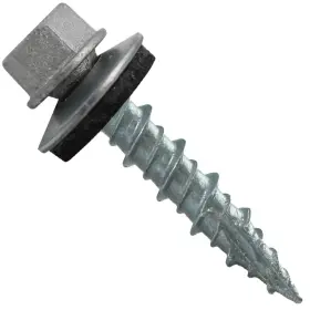 Jake Sales 840129201984 Metal Roofing Screws 250 10 X 1 No Paint Galvanized Hex Galvanized/zinc