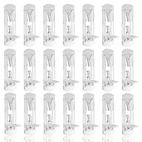 Jm20211215 Jamiikury Pcs Locking Shelf Support Pegs 5mm Pins Clear Clips X 3/4 Inch 30