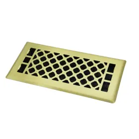 F-12-0410-1.8-f Jatohome Floor Register Ac Vents Brushed Gold Color 4x10 Inch Air Re