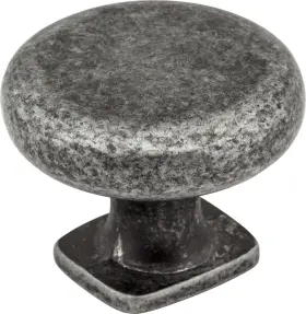 Mo6303sim-d Jeffrey Alexander Belcastel 1 1-3/8 Inch Diameter Mushroom Knob Distressed Iron