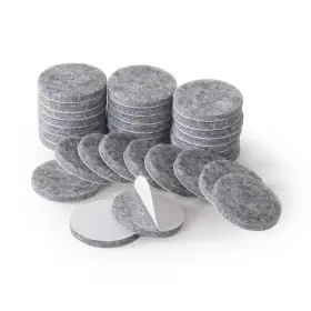 Jennifer Taylor Home 789261089107 Durable Self-adhesive Furniture Floor Protector Felt Pad Grey 32-pack