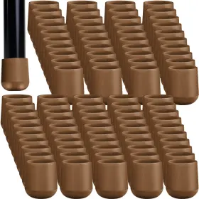 B0b51hbdg5 Jetec 144 Pieces 7/8 Inch Folding Chair Leg Caps Heavy Duty Plastic End Ca