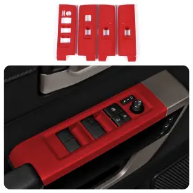 Jie202502193-2 Jieosdin Car Accessories Automobile Door Window Control Panel Cover Trim Compatible Wi