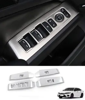 Te0020240402-1 Jieosdin Car Accessories Window Switch Decoration Frame Cover Trim Door Handle Armrest
