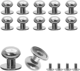 2021112502 Jiozermi 24 Packs Mini Drawer Pulls 0.39 Inch Diameter Round Knobs Tiny Gun Color