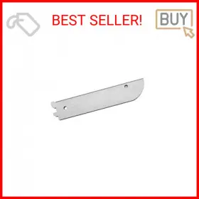 Bk-0102 John Sterling Knape And Vogt Fast-mount Double Slot Shelf Bracket 10-inch Galvan