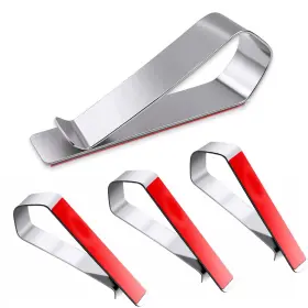 Usjf-vc04-3m Jonfolk Diy Sun Visor Clips Stainless Steel With 3m Adhesive For Custom Di