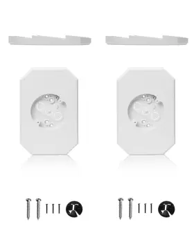 Jowizgo 753775998460 Siding Mounting Block White Kit With Built-in Box La