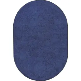 80qq-03 Joy Carpets Endurance 6ft X 9ft Oval Area Rug In Color Midnight Sky Polyester