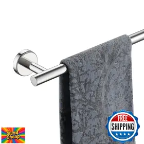 B0854bxh7n Jqk 12 In Chrome Towel Bar 304 Stainless Steel 0.8mm Wall Mount Bathroom H