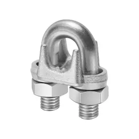 8220 Jtgpzfw 3/8“ Inch 20pcs 3/8 M10 Wire Rope Clip Cable Clamps Galvanized High Quality Steel Mate