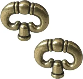 Junfamilee 725670896363 2 Pcs Antique Bronze Ring Vintage Style Drawer Knob With Back Copper