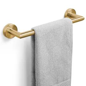 B0dgsz2dhq Junsun 12 Inch Brushed Gold Stainless Steel Bathroom Wall Mount Hand Towel Bar Rack