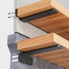 Jzvxx 747015365037 4pack 6ftft Shelves Brackets Wood Shelving Hardware - 6/8/10/12 Inch