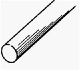 87135 K & S Stainless Steel Rod 1/8 X 12 Inch -