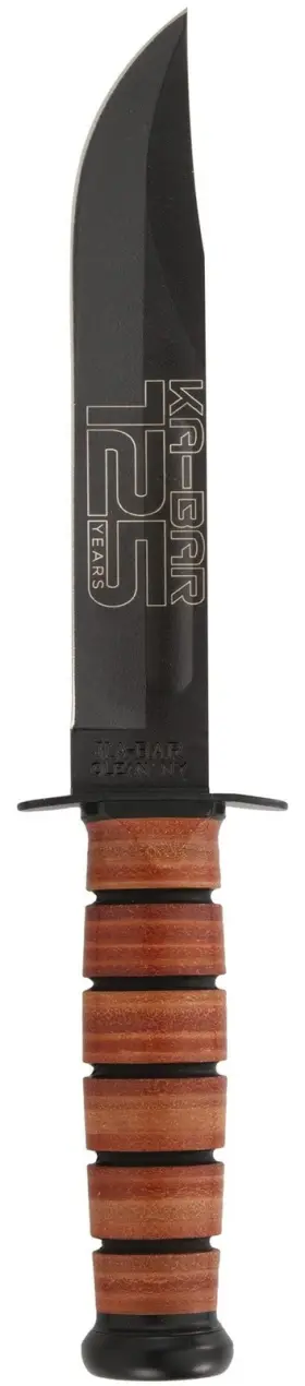 Ka9227 Ka-bar Usn 125th Anniversary Fixed Blade Knife With Sheath Classic Utility K