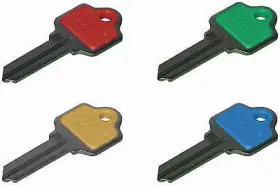 Ar1-pc Kaba Ilco Corp 5 Pack - Nickel/brass Almet/ Arrow Key Blank -ar1-pc