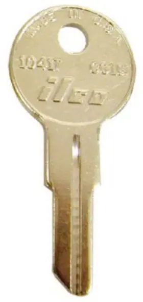 Cg16-1041t Kaba Ilco Corp 10 Pack - Key Blank For Chicago Lock K5 -cg16-1041t