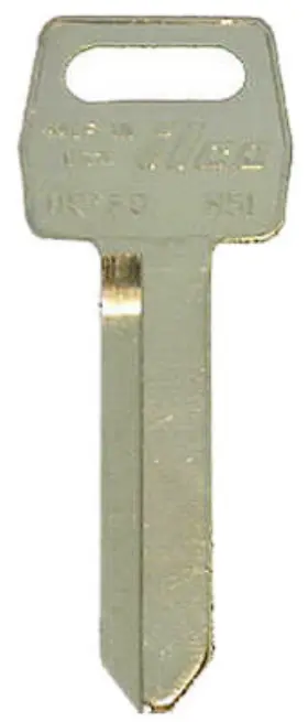 H51-trv Kaba Ilco Corp 10 Pack Master Key Blank For Ford Ignitions 1967-1995
