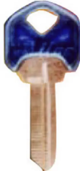 Kw1-pc-aqua Kaba Ilco Corp 5 Pack - Kwikset Lockset Aqua Key Blank -kw1-pc-aqua