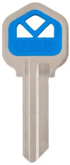 Kw1-pc-blue Kaba Ilco Corp 5 Pack Kwikset Blue Key Blank