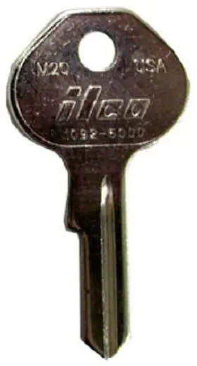 M20-1092-6000 Kaba Ilco Corp 10 Pack Key Blank Master Padlock K6000