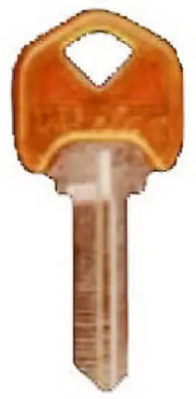 Sc1-pc-amber Kaba Ilco Corp 5 Pack - Schlage Lockset Amber Key Blanks -sc1-pc-amber