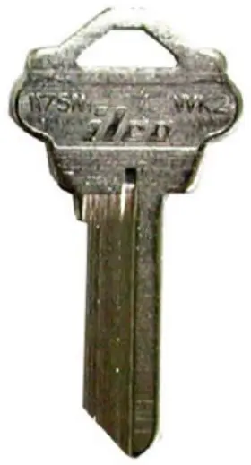 Wk2-trv Kaba Ilco Corp 10 Pack - True Value Weslock Lockset Key Blank -wk2-trv