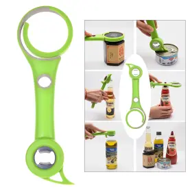 Kare & Kind 765951754395 6 In 1 Multi Function Can/bottle Opener