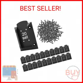 Kf4011 Kastforce 20pc Nylon Deck Railing Brackets Connectors With 160pcs Rust-free Screws For 2x4
